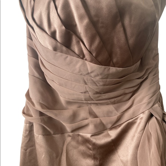 Davids Bridal Bridesmaids Gowns Bundle Of 3  Chocolate Brown - Picture 10 of 10